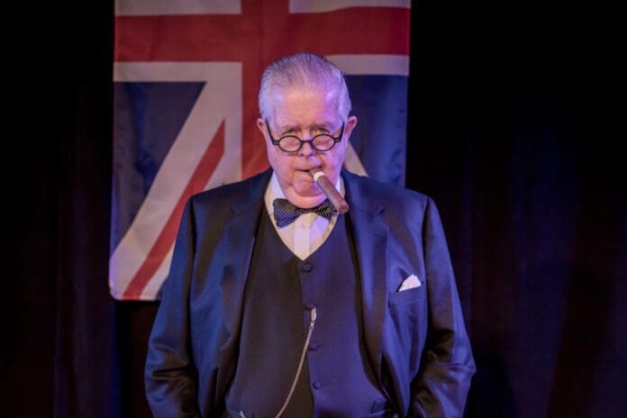 Bruce Collier As Winston Churchill