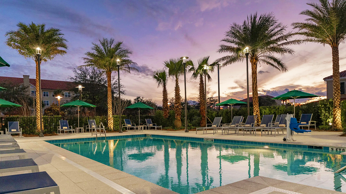 Hyatt Place Sandestin Pool Sunset