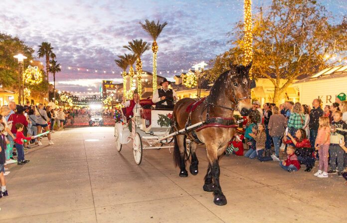 Grand Boulevard Grand Marshall Horse Drawn Carriage Xmas Parade